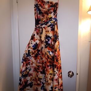 Badgley Mischka Floral Maxi Dress - Multicolor